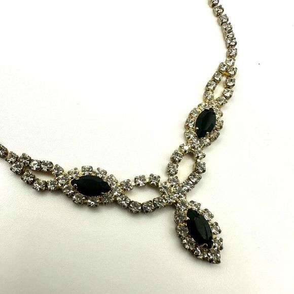 Rhinestone necklace - Picture 7 of 10